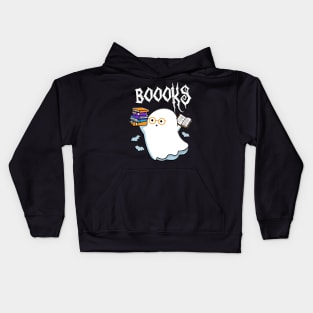 Copy of Halloween Books Librarian English Teacher Reader Reading Kids Hoodie